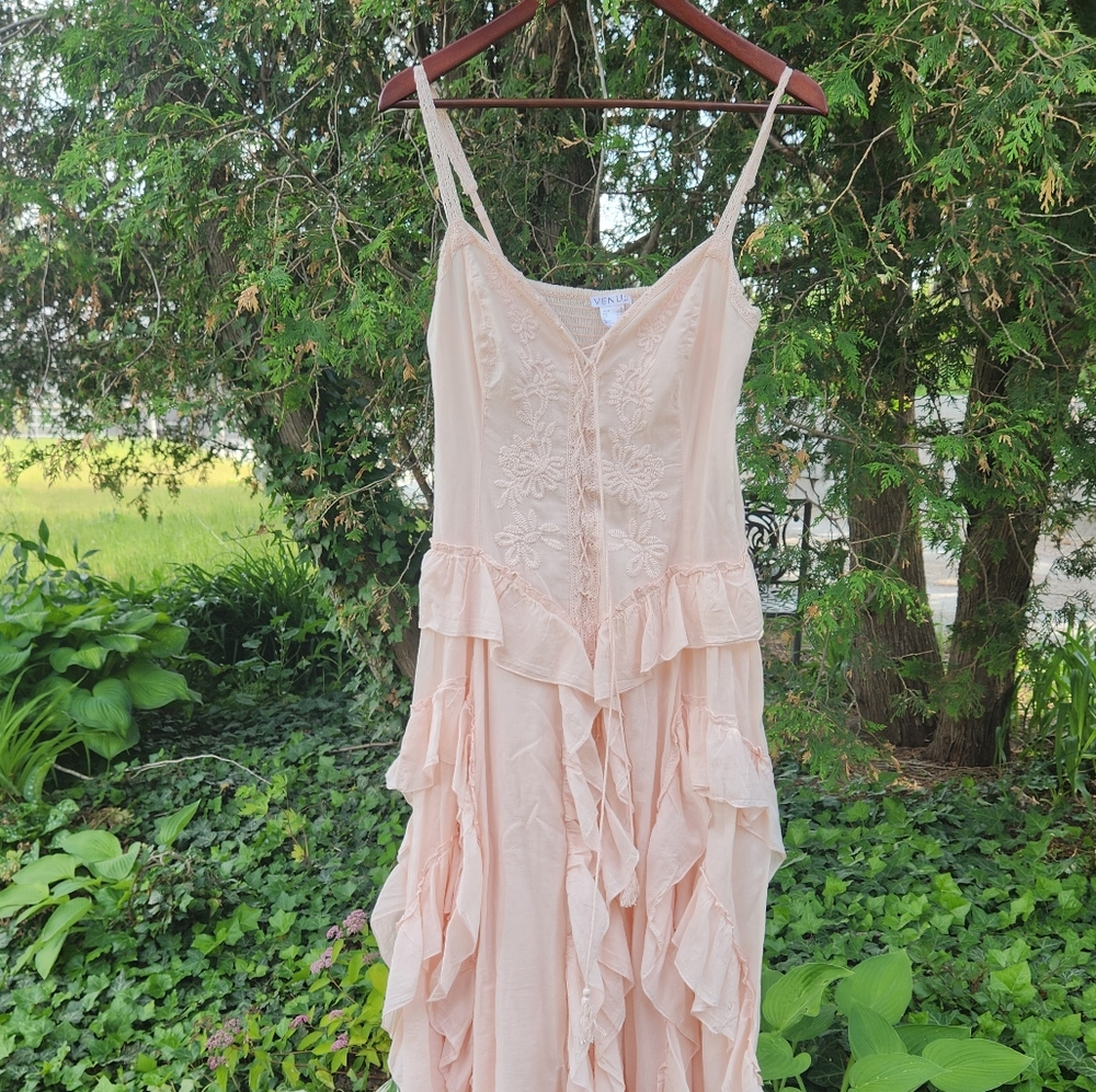 VENUS Blush Pink Maxi Dress - Picture 7 of 7